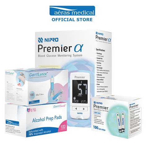 Nipro Premier Super Diabetes Starter Pack Bluetooth Blood Glucose