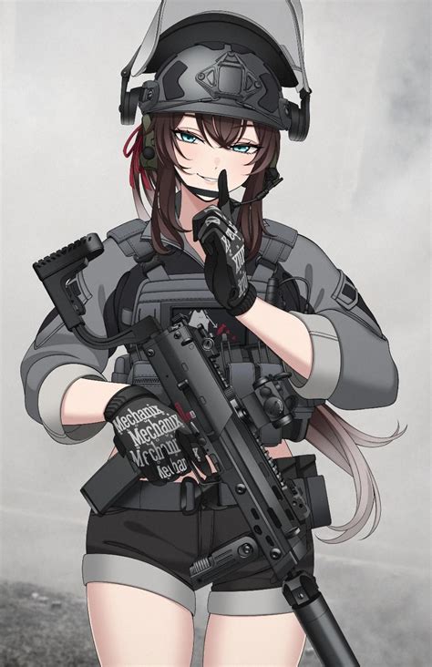 Cool Anime Girls With Guns