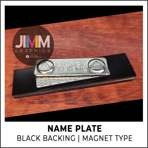 Custom Acrylic Name Plate Pinmagnetic Lazada Ph