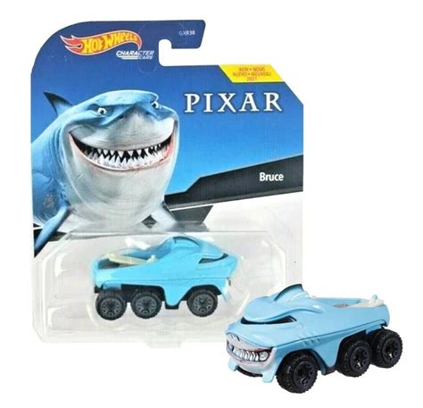 HOT WHEELS DISNEY PIXAR Bruce Character Cars Finding Nemo Mint On Card