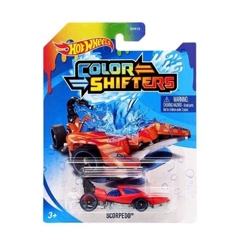 Carrinho Hot Wheels Muda De Cor Color Shifters Scorpedo Mattel