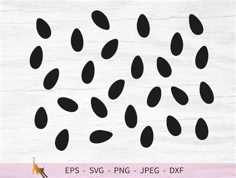 Watermelon Seeds Svg Seeds Svg Watermelon Svg Files For Cricut Etsy