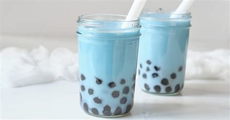 Butterfly Blue Boba Milk Tea Recipe Mama Likes To Cook