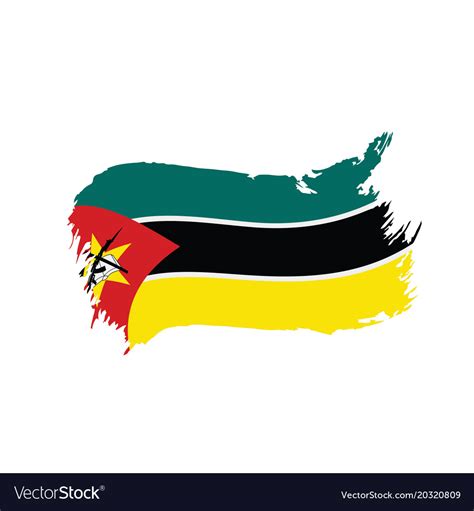 Mozambique Flag Royalty Free Vector Image Vectorstock