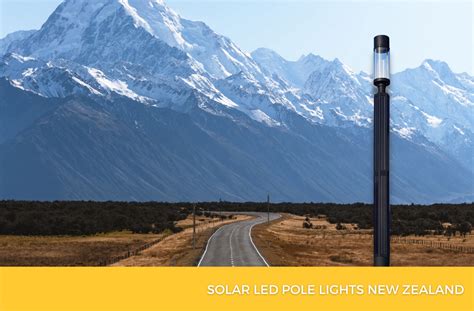 Solar Led Pole Lights New Zealand Solar Lighting By Ligman