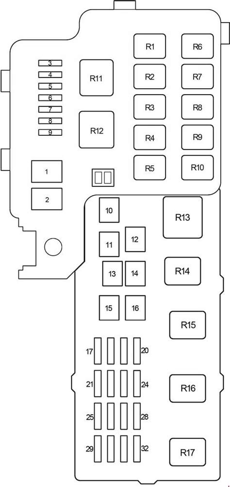 Diagrama De Fusibles Toyota Camry 2009 Camry Fuse Compartmen