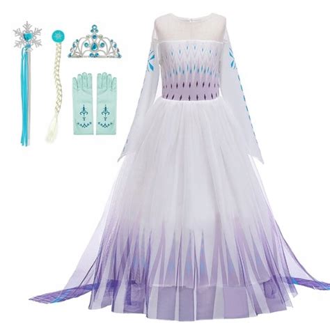 Frozen Elsa Sukienka Zestaw Kraina Lodu 120 Cm 11666668558