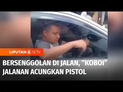 Bersenggolan Di Jalan Koboi Jalanan Mampang Acungkan Pistol Ke