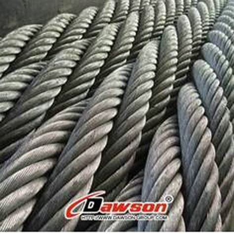 Steel Wire Rope Of Galvanized Or Ungalvanized Dawson Group