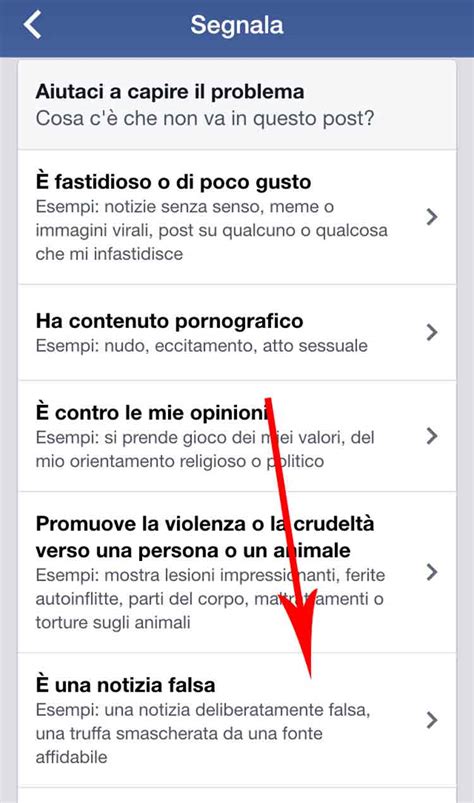 Come Segnalare Una Bufala Notizia Falsa Su Facebook