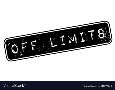 Off limits rubber stamp Royalty Free Vector Image