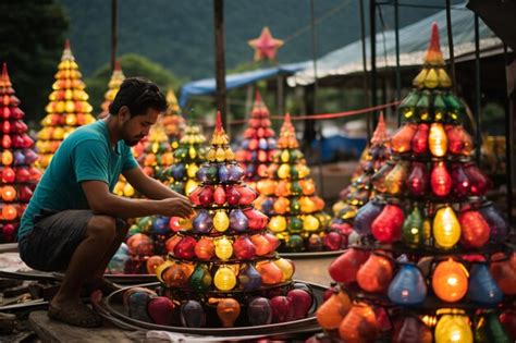 Mulheres Colombianas De Natal Na Rua Foto Premium