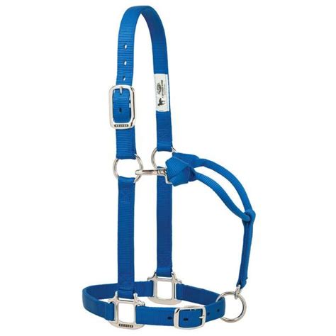 Weaver Leather Original Adjustable Nylon Halter With Chrome Plated