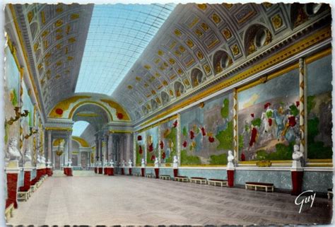 Postcard Galerie Des Batailles Palace Of Versailles France