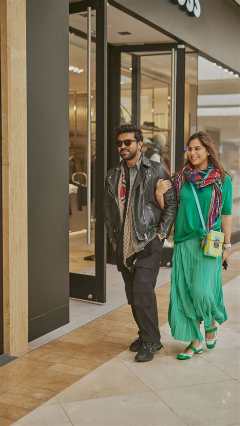 RRR's Ram Charan and his wife go shopping and celebrate their baby moon ...