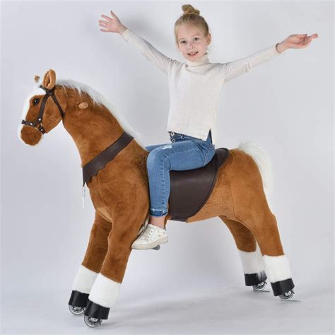 UFREE Aktion Pony, großes mechanisches Pferdespielzeug, es fährt auf