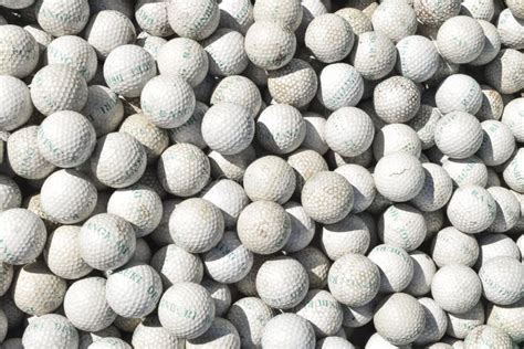 Dirty Golf Balls stock photo. Image of talent, leisure - 1483002