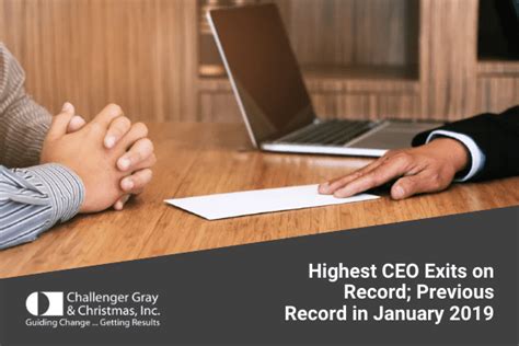 May 2023 CEO Turnover Report: CEOs Leave at Highest Monthly Rate on Record | Challenger, Gray ...