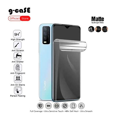 Jual G Case Anti Gores Jelly Hydrogel Matte Anti Minyak Vivo Iqoo 11 12