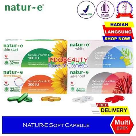 Jual Natur E Natur E Iu Iu White Advanced Soft Capsule Suplemen