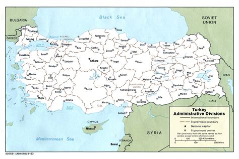 Map of Turkey