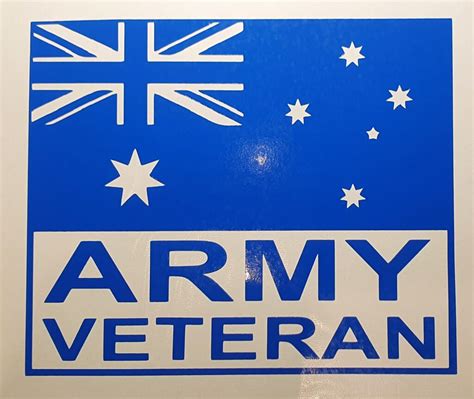 Army Veteran Flag – ADF Memorabilia