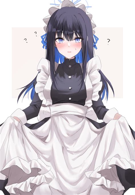 Blue Hair Cat Maid [original] R Animemaids