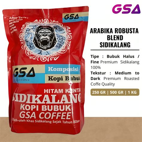 Jual Kopi Bubuk Murni Kg Kopi Arabika Arabica Robusta Blend