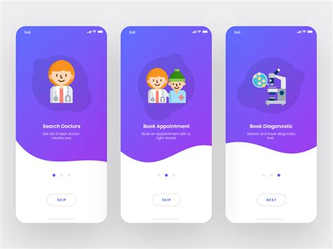 Onboarding Screens UI Design