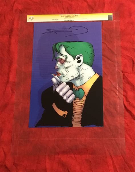 Cgc Signature Series The Joker Limited Edition Art Print Signed By