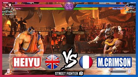 SF6 Heiyu Honda VS Mister Crimson Dhalsim Street Fighter 6 YouTube