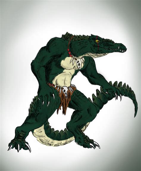 Crocodile Warrior Redone By Wolveseer On Deviantart