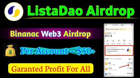 Lista Dao Airdrop Binance Lista Airdrop Binanac Binanac Web3