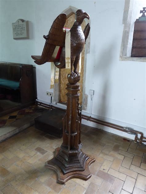 Medieval Lectern Kersey St Marys Commands The High Groun Flickr