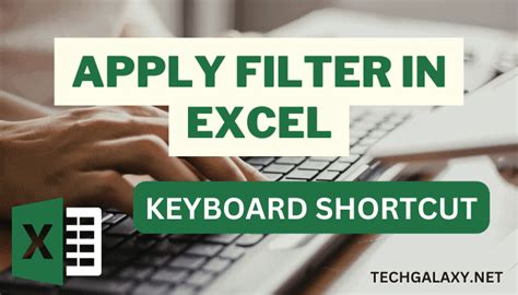 Apply Remove Filter In Excel Shortcut