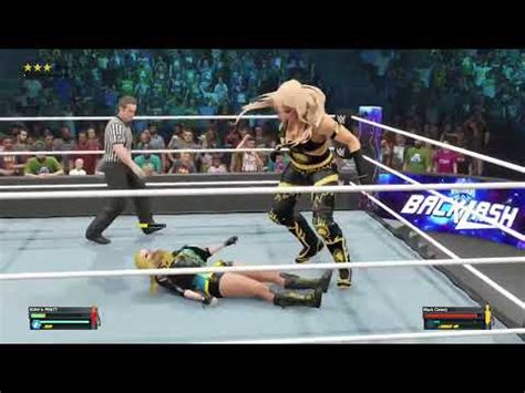 Wwe 2k23 Backlash Universe Mode Black Canary Vs Sonya Pratt YouTube