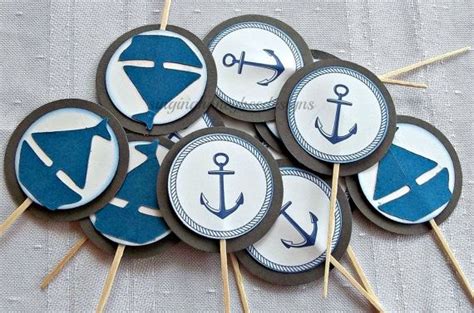 Nautical Cake Toppers Nautical Baby Shower Nautical Birthday