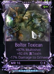 WTB God Roll Boltor Riven - Trading Post - Warframe Forums