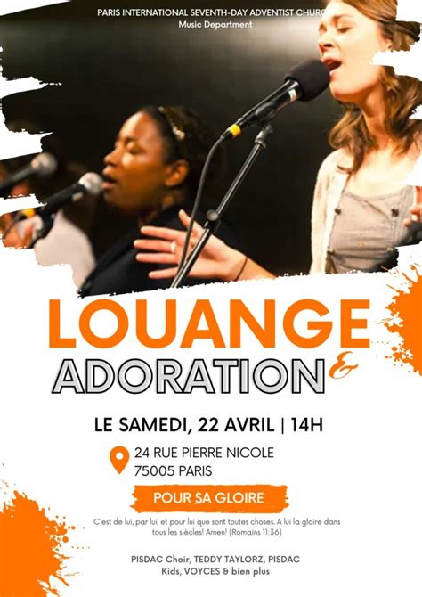 Moment de Louange et d'Adoration - Adventiste FFN