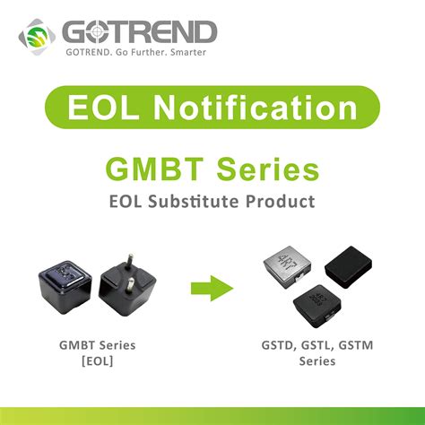 Eol Notification Gmbt Series Gotrend Professional Inductor Design