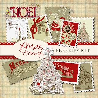 Scrap Dot Freebies Xmas Kit