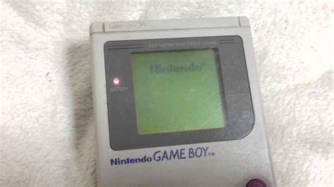 Nintendo Gameboy Startup Screen Youtube