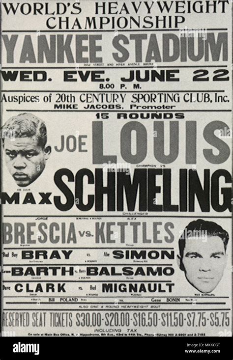 Joe Louis Vs Max Schmeling 1938