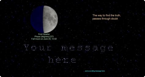 Starmessage Moon Phase Screensaver Windows 10 Mac Os X