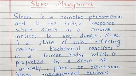 Ways To Overcome Stress For Students Essay