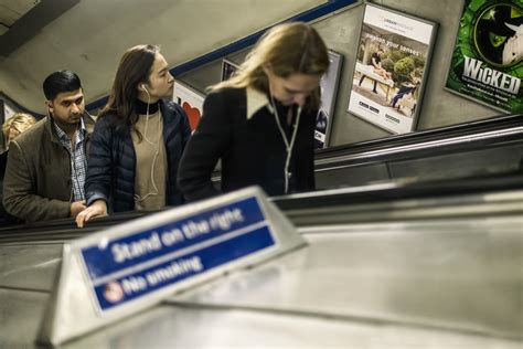 Wallpaper London Tube Underground Subway Escalator Up