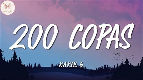 Karol G Copas Letra Lyrics Youtube