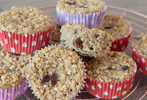 Havermoutmuffins Met Appel En Rozijnen Project Gezond