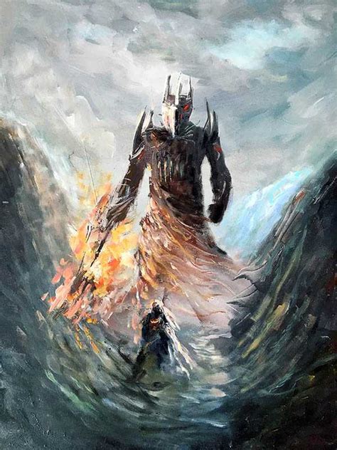 Morgoth vs Fingolfin Print - Silmarillion - GaleriFoton