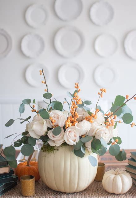 Simple Fall Tablescape Inspiration Pumpkins Hello Lovely